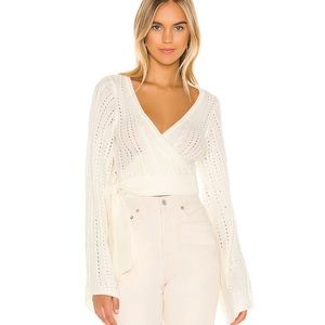 Majorelle wrap top